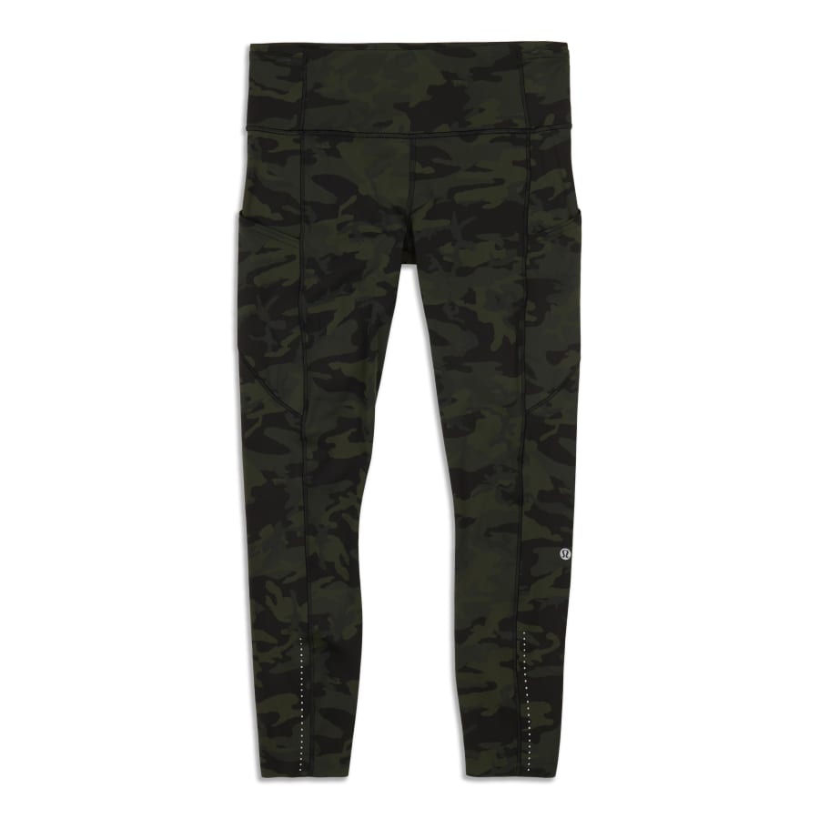 Lululemon Green/Black Running Pants Camo Leggings-4 – Queens Exchange  Consignment Boutique