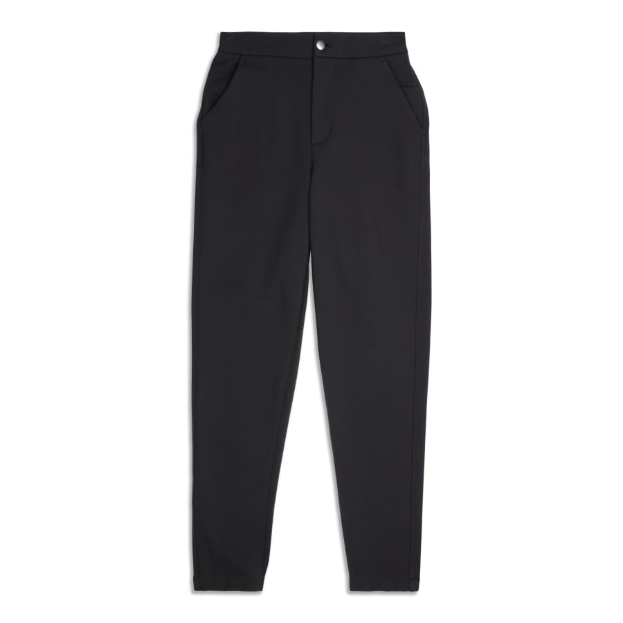 lululemon athletica, Pants & Jumpsuits, Lululemon City Trek Trouser Ponte  In Black Pant