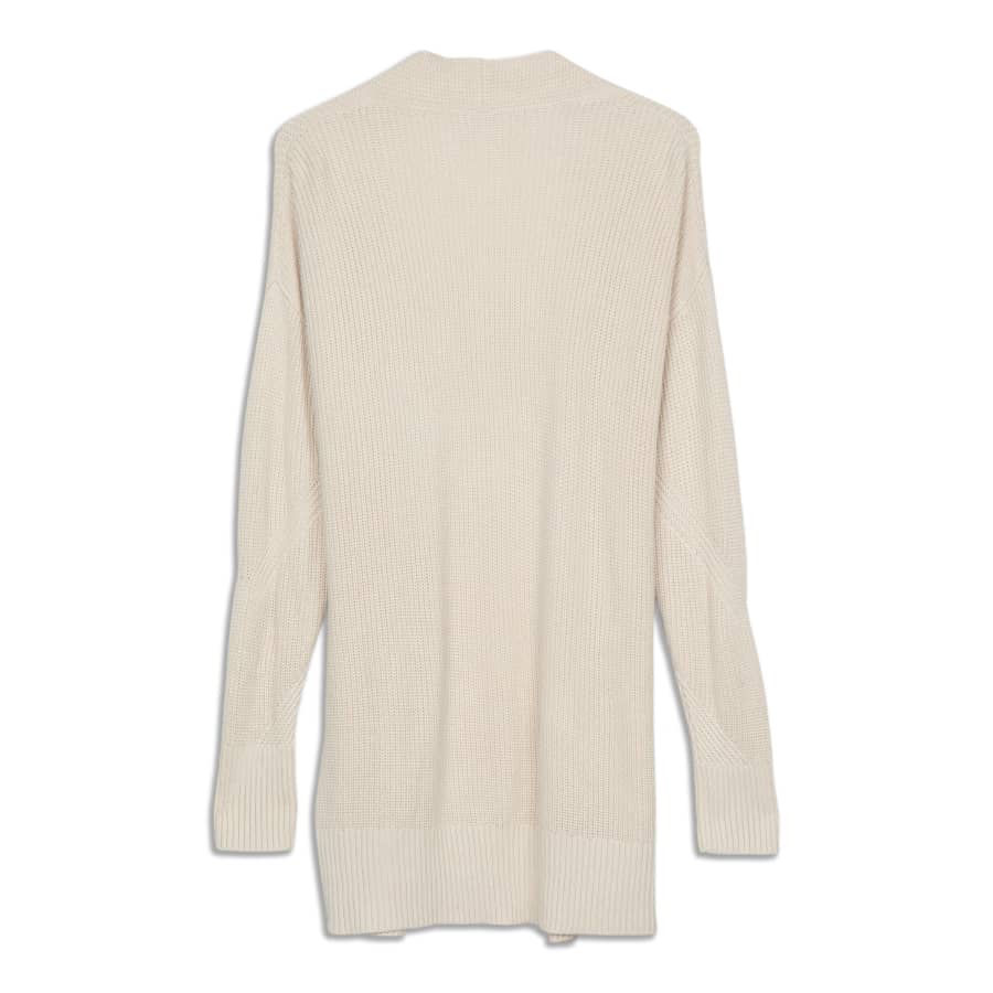 Cotton-Cashmere Blend Mock Neck Sweater - Resale