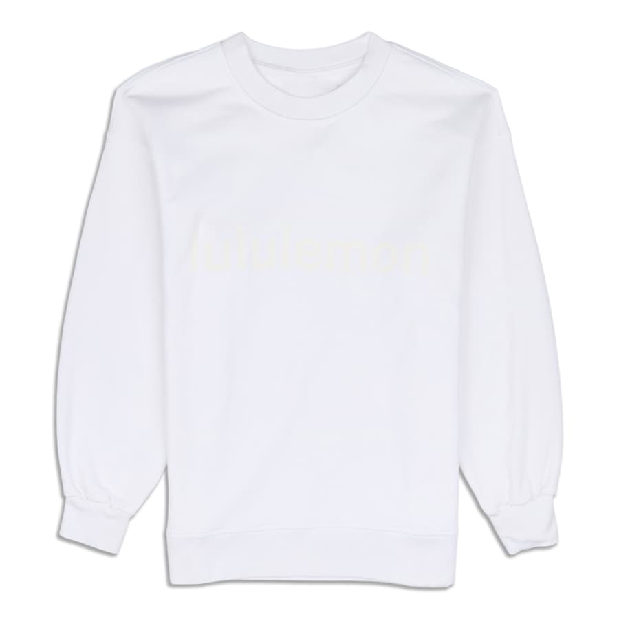 Lululemon Perfectly Oversized Crew Sweatshirt Size 8 Soleil SOLL 05591