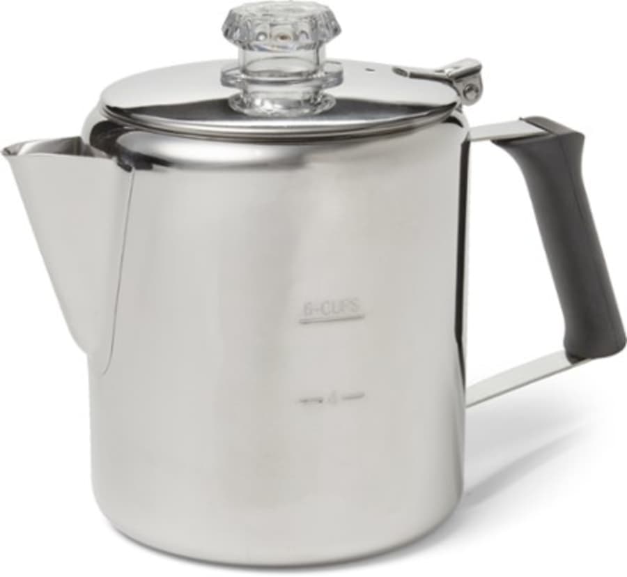 GSI Outdoors Glacier Stainless 8 cup Coffee Percolator