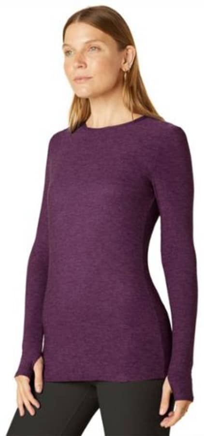 Beyond Yoga Classic Crew Pullover w/ Thumbholes