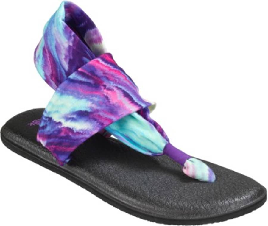 Sanuk Women's Pink Yoga Sling 2 Yoga Mat Sandals Size 7