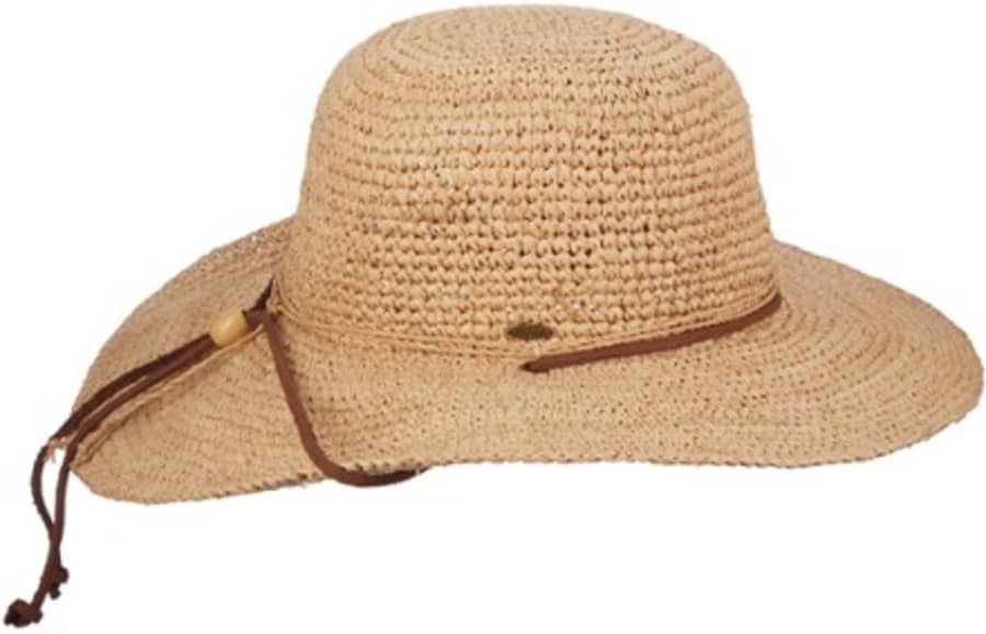 Used Scala Levanzo Raffia Big Brim Sun Hat