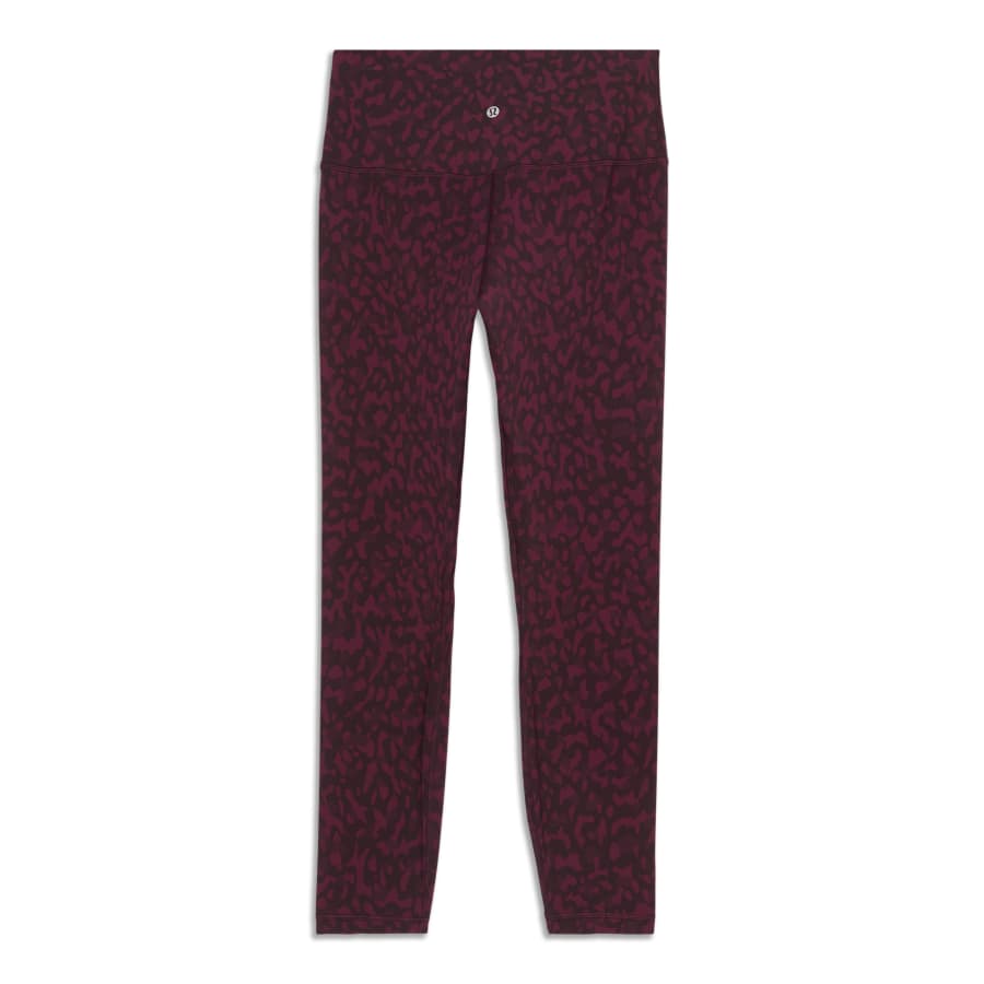 LULULEMON ALIGN MAROON CHEETAH LEGGINGS!  Cheetah leggings, Lululemon  align, Leggings