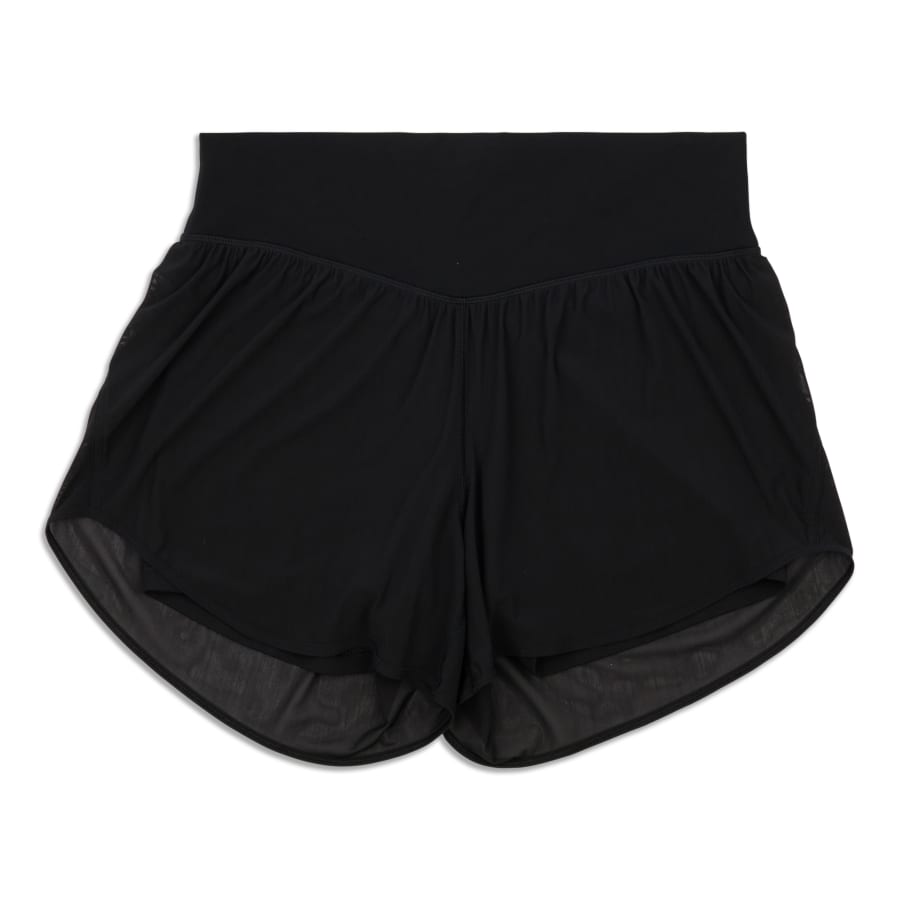 The Lululemon Nulu and Mesh HR Yoga Short 3.5” in black is back in st