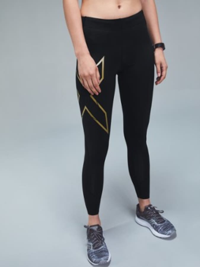 2xu Black Mcs Run Compression Leggings