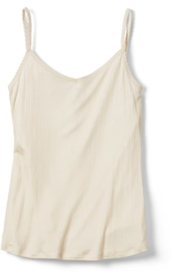 Johnny Was Aurora Lace-Up Velvet Camisole off white Cream Boho Size Small  EUC