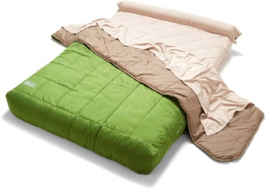 used rei kingdom sleep system queen mattress