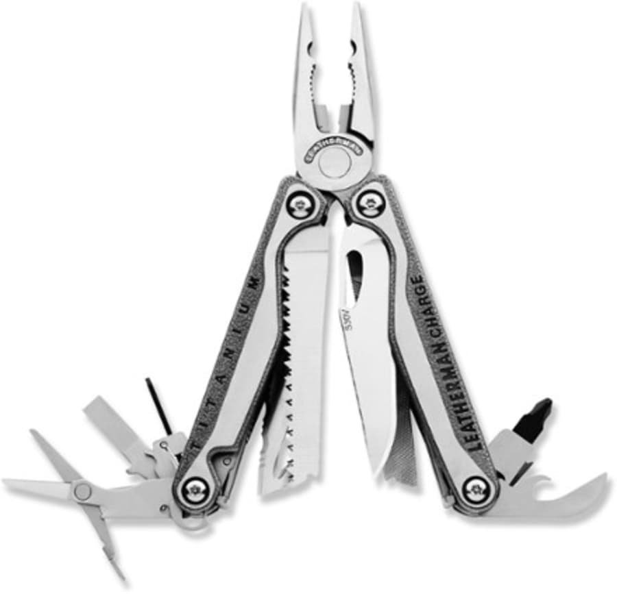 Leatherman Micra USA 10 in 1 Multitool Stainless Steel - Hiking Camping  Fishing