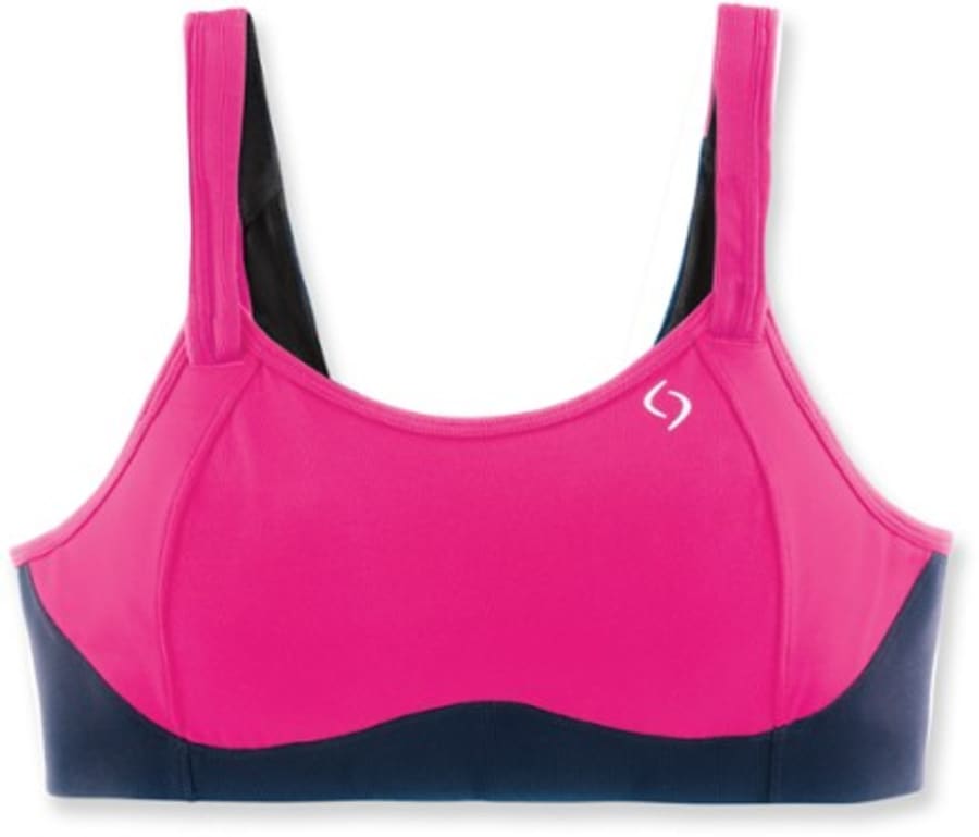 Brooks Pink Moving Comfort Fiona Sports Bra 