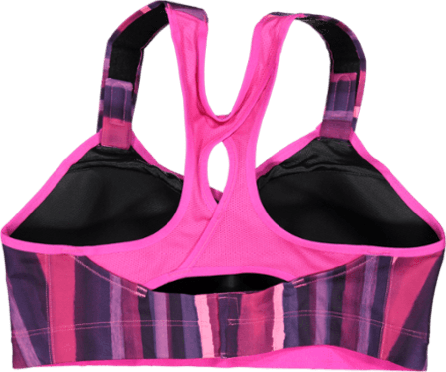 Brooks Moving Comfort 32C Juno Wire Free Sports Bra Solid Pink