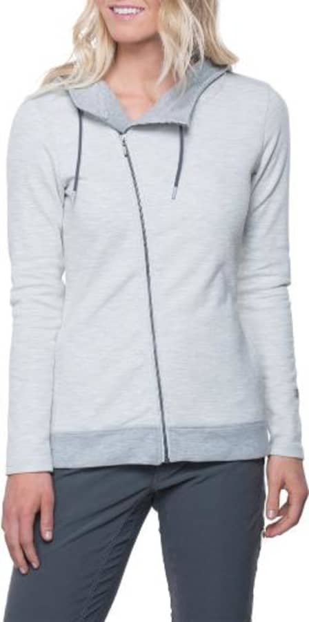 KUHL Zip Up Arva Capuche Hoodie Jacket Women's Gray Medium