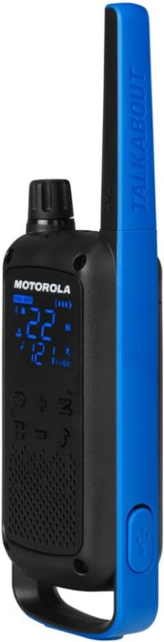 MOTOROLA Motorola TALKABOUT 2-Way Radios with Bluetooth, 35-Mile Range,  Flashing Light Warning System, Rechargeable Batteries, 22 Channels