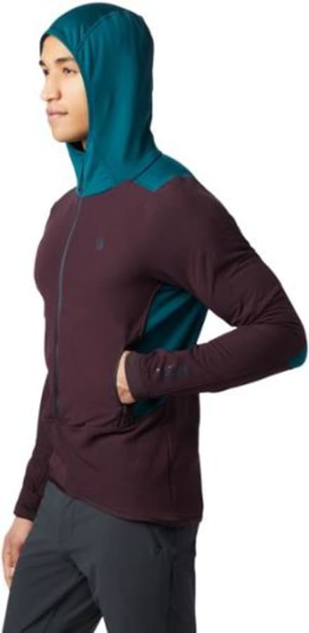 Used Mountain Hardwear Keele Hybrid Fleece Hoodie REI Co op
