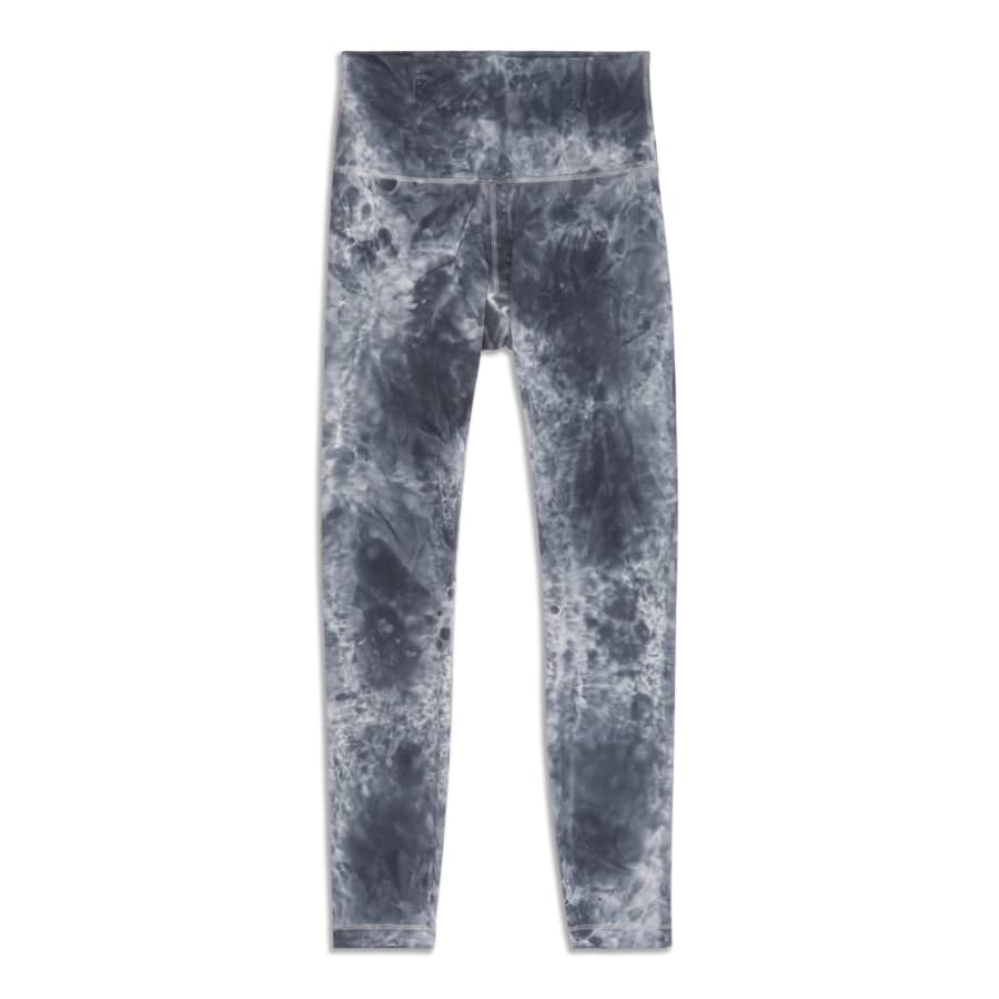 Blue tie dye lulu lemon leggings wunder under train