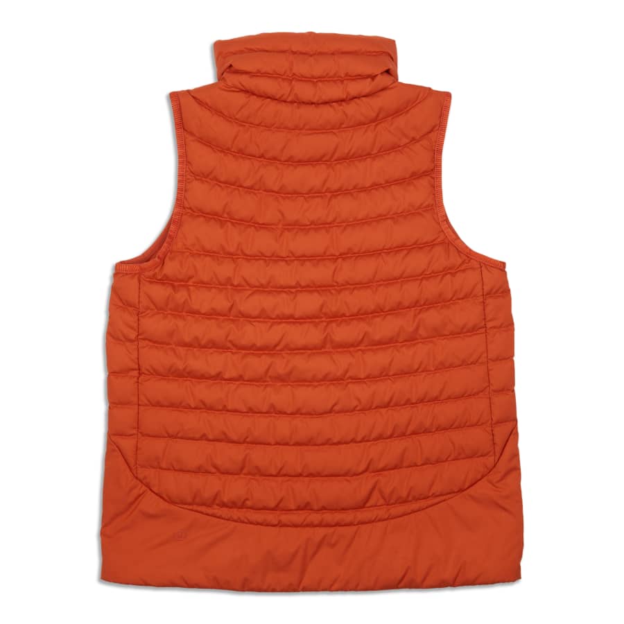 lululemon athletica, Jackets & Coats, Lululemon Lightweight Relaxedfit  Down Vest In Canyon Orange