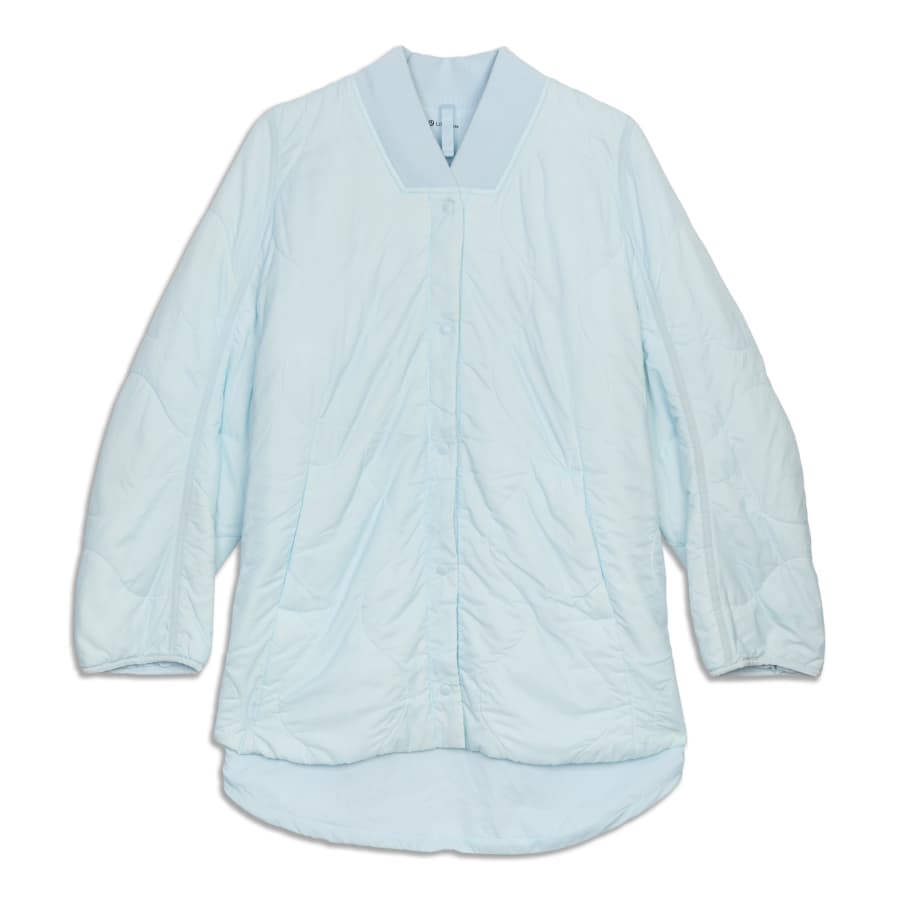 lululemon Quilted Light Insulation Jacket, Blue, Pastel, Powder Blue - Size  2 Ripstop Fabric