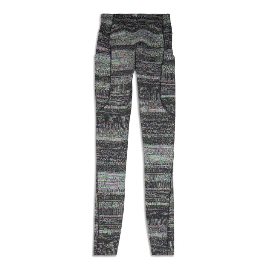 Lululemon Grey Striped Leggings With