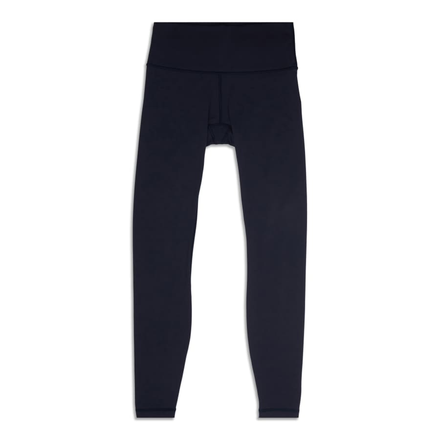 Lululemon Wunder Under Mid Rise Leggings 29 Herringbone Black Size: 4