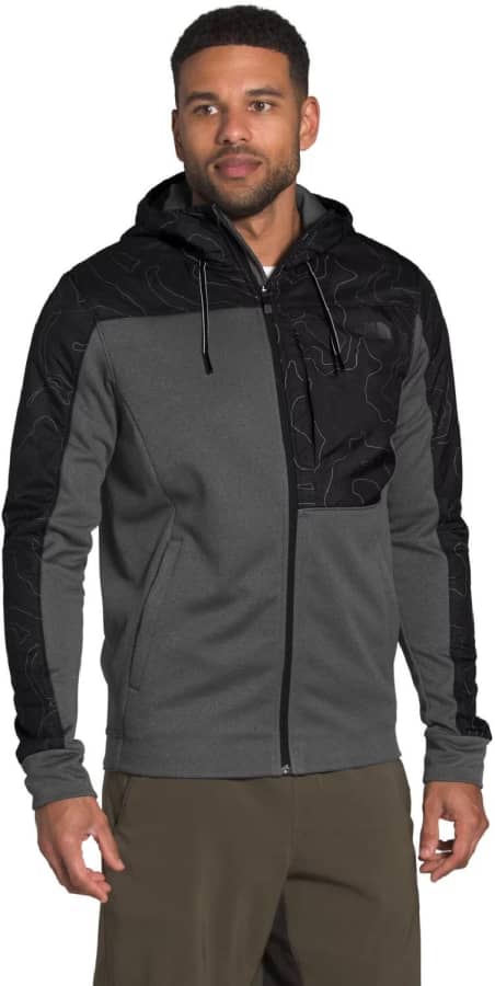 the north face essential full zip jacket men's