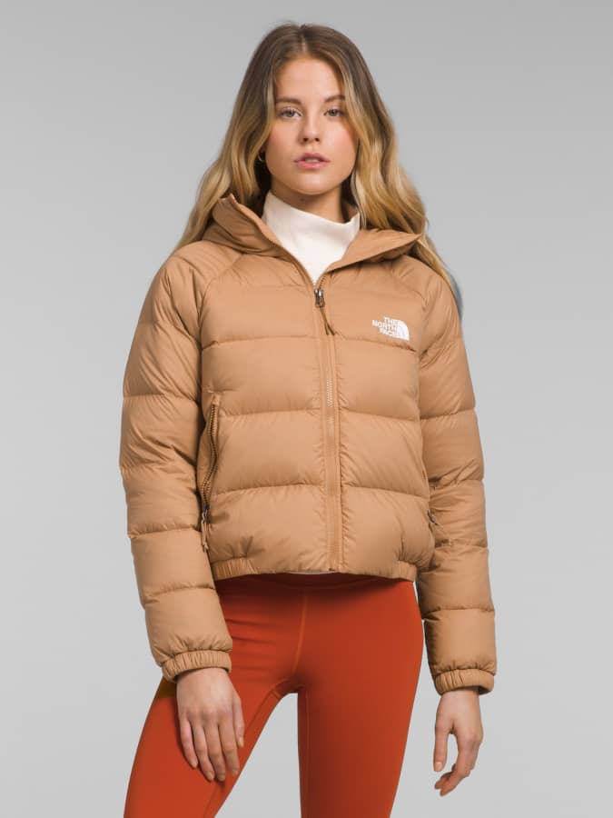 The North Face Puffer Hooded Jacket 600 Down Brown Women’s Size XS Mint