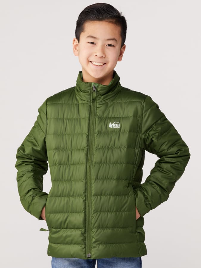 Rei Co-op 650 Down Jacket Gray Xxs Kids