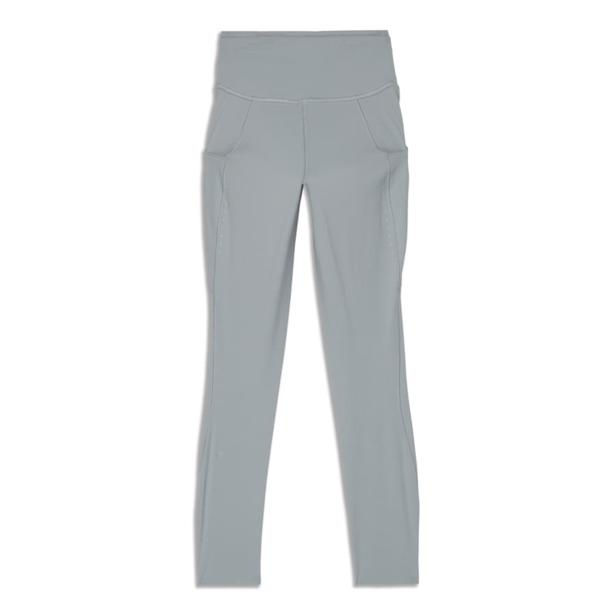 lululemon Fast * Free High-Rise Tight 25” Pockets Rhino Grey Size