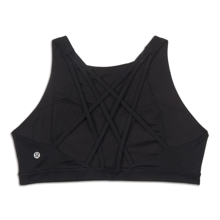 Lululemon Free To Be Serene Bra *High Neck - Black - lulu fanatics