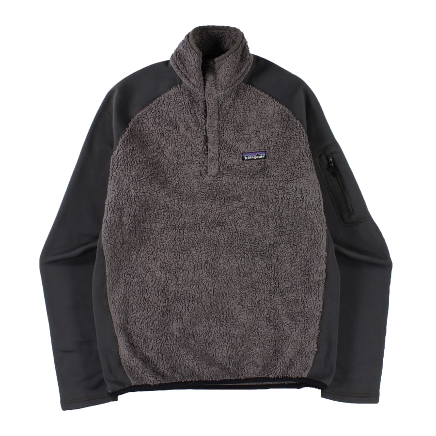 Patagonia Worn Wear Men's Los Lobos Snap-T® Pullover Narwhal Grey