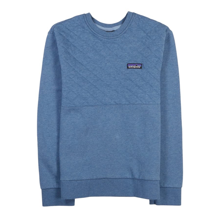 Patagonia men's organic cotton quilt crewneck sweatshirt Clearance