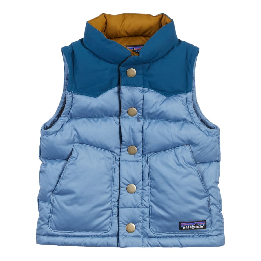 Patagonia Worn Wear Baby Bivy Down Vest Pigeon Blue - Used