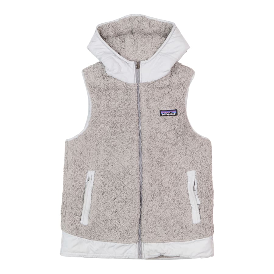 Patagonia Worn Wear Women's Los Gatos Hooded Vest Feather Grey - Used