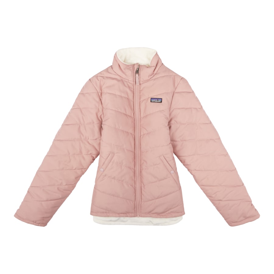 Patagonia Worn Wear Girls' Reversible Snow Flower Jacket Hazy ...