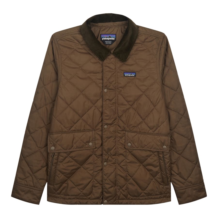 Patagonia Worn Wear Men's Diamond Quilted Jacket Topsoil Brown - Used