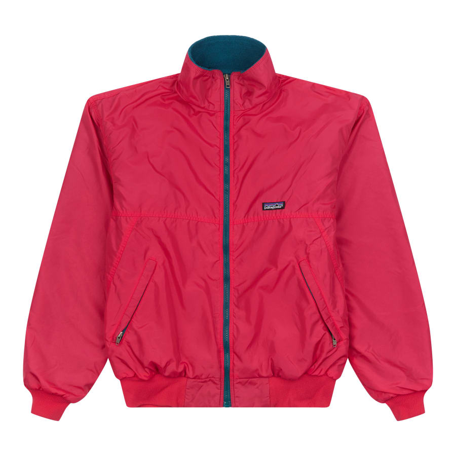 Patagonia Worn Wear Unisex Shelled Synchilla Jacket Red - Used