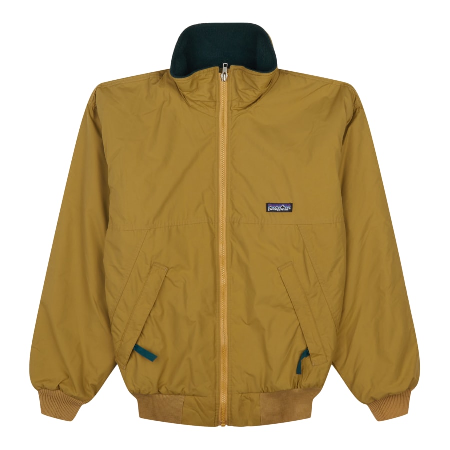 Patagonia Worn Wear Unisex Shelled Synchilla Jacket Khaki - Used