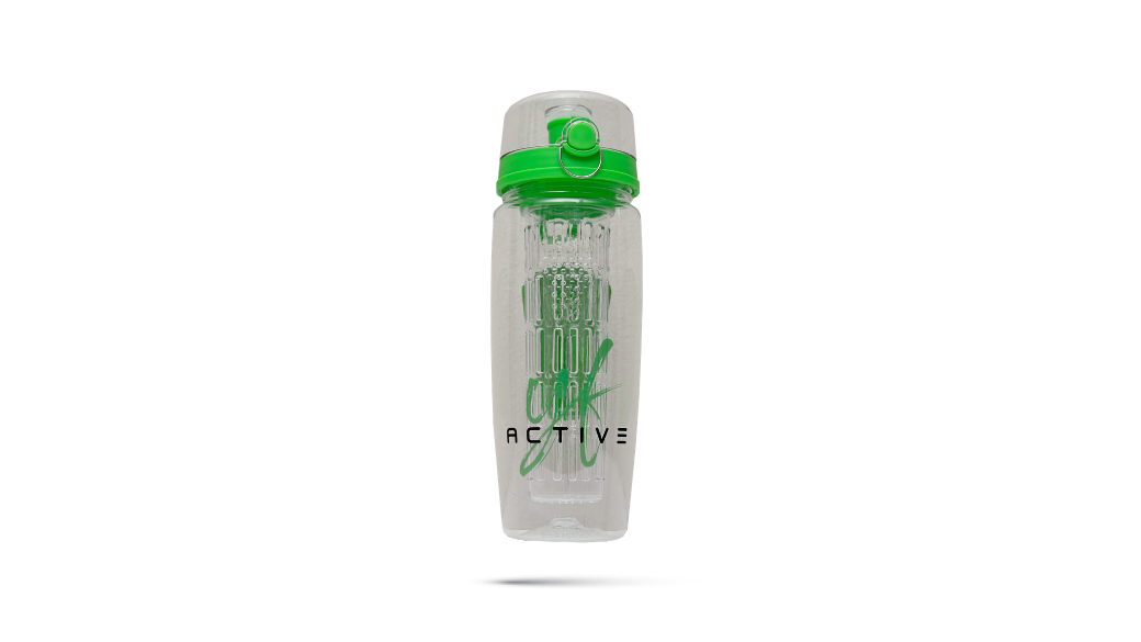 Plastic Water Bottle With Straw - The Fit Frontier