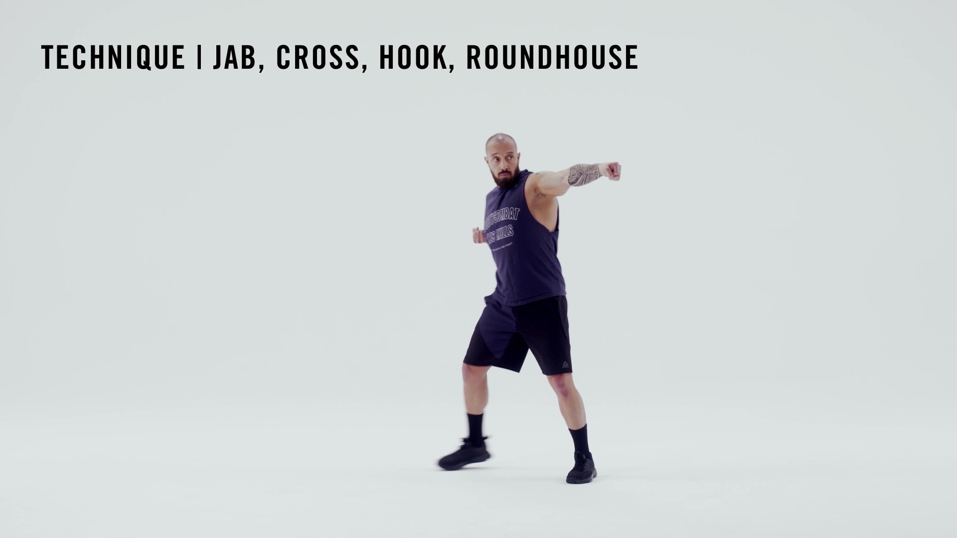 Les Mills Technique Jab, Cross, Hook, Roundhouse Combo Virtual