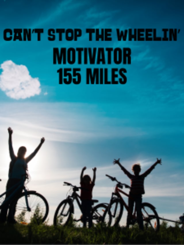Can't Stop The Wheelin' Motivator card image