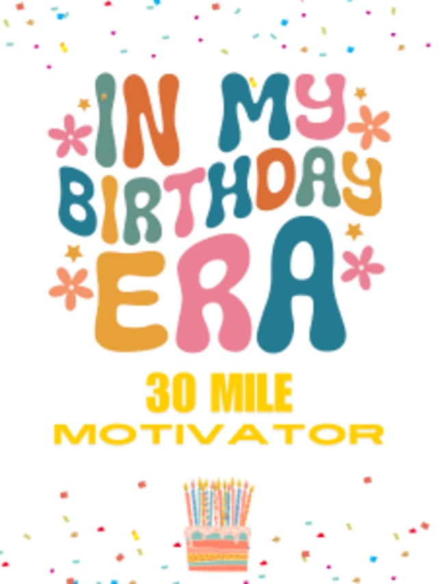 I'm In My Birthday ERA - Motivator HB September Edition  card image