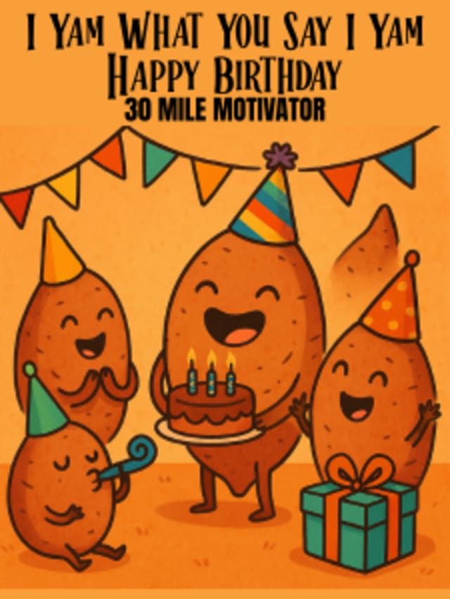 I Yam what I say I Yam November HB Edition Motivator  card image