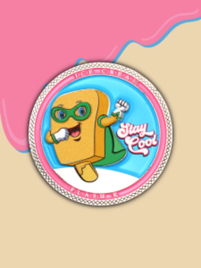 Ice Cream - Stay Cool Flash K card image