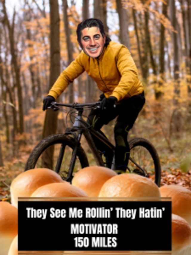 They see me Rollin' They Hatin' Motivator card image