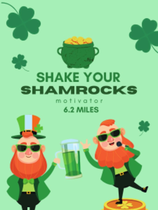 Shake Your Shamrocks Motivator  card image