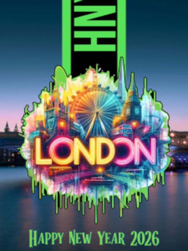 Happy New Year 2026- London card image