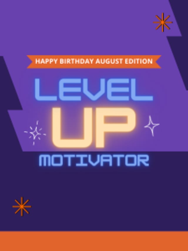 Level Up Motivator - HB August Edition  card image