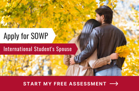 Open work permit for international student's spouse