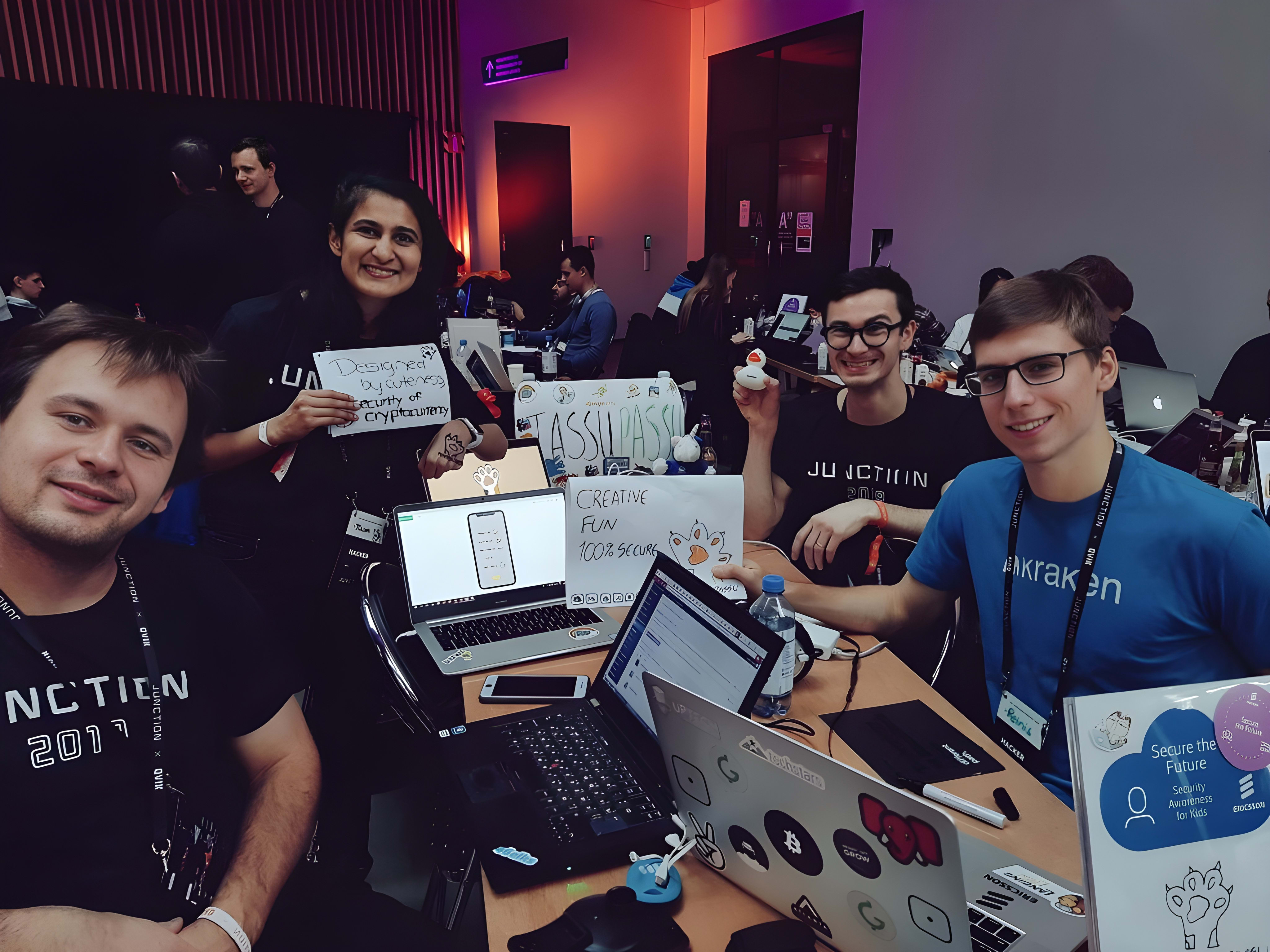 Tassu Passu team at Junction 2019