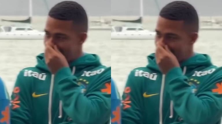 Reação de Samuel Lino durante dança típica na chegada da Seleção viraliza na web